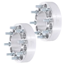 2Pcs 2" 8x6.5 Hub Centric Wheel Spacers 9/16"x18 For Dodge Ram 3500 1994-2010