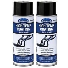 Eastwood High Temperature Satin Black Exhaust Manifold Coating Paint 2 Pack Eastwood High Temperature Satin Black Exhaust Manifold Coating Paint 2 Pack