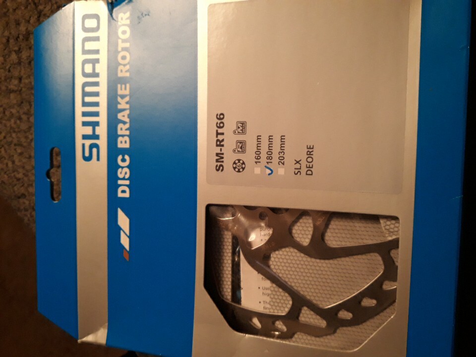 Shimano SM-RT66 180mm 6 bolt rotor 689228299559 | eBay 
