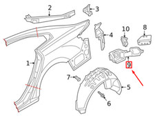 VW Arteon 3H7 Tankdeckelhalterung 3G8809857G Neuware teil
