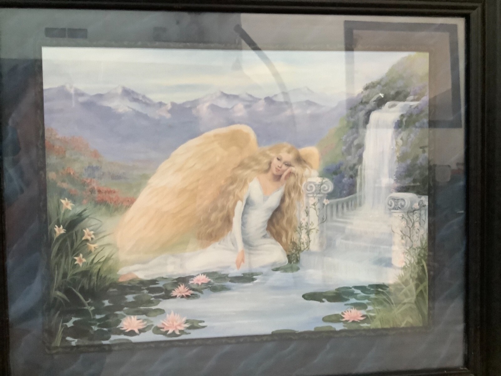 1999 Raymond Greenberg Angelic Angel by Waterfalls Fine Arts Litho USA