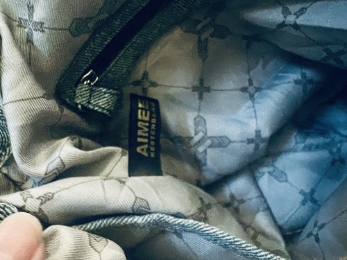 Borsa a tracolla AIMEE KESTENBERG blu chiaro con patta in denim ottima! - Foto 21 di 24