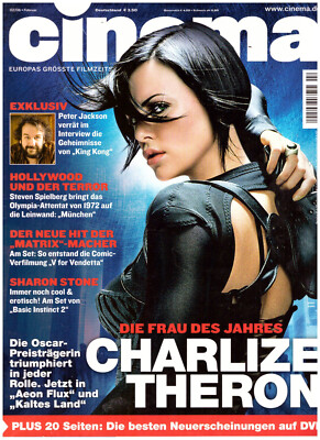 Cinema Februar/2006 Heft Nr:333 ''Peter Jackson-King Kong''+''Charlize Theron''