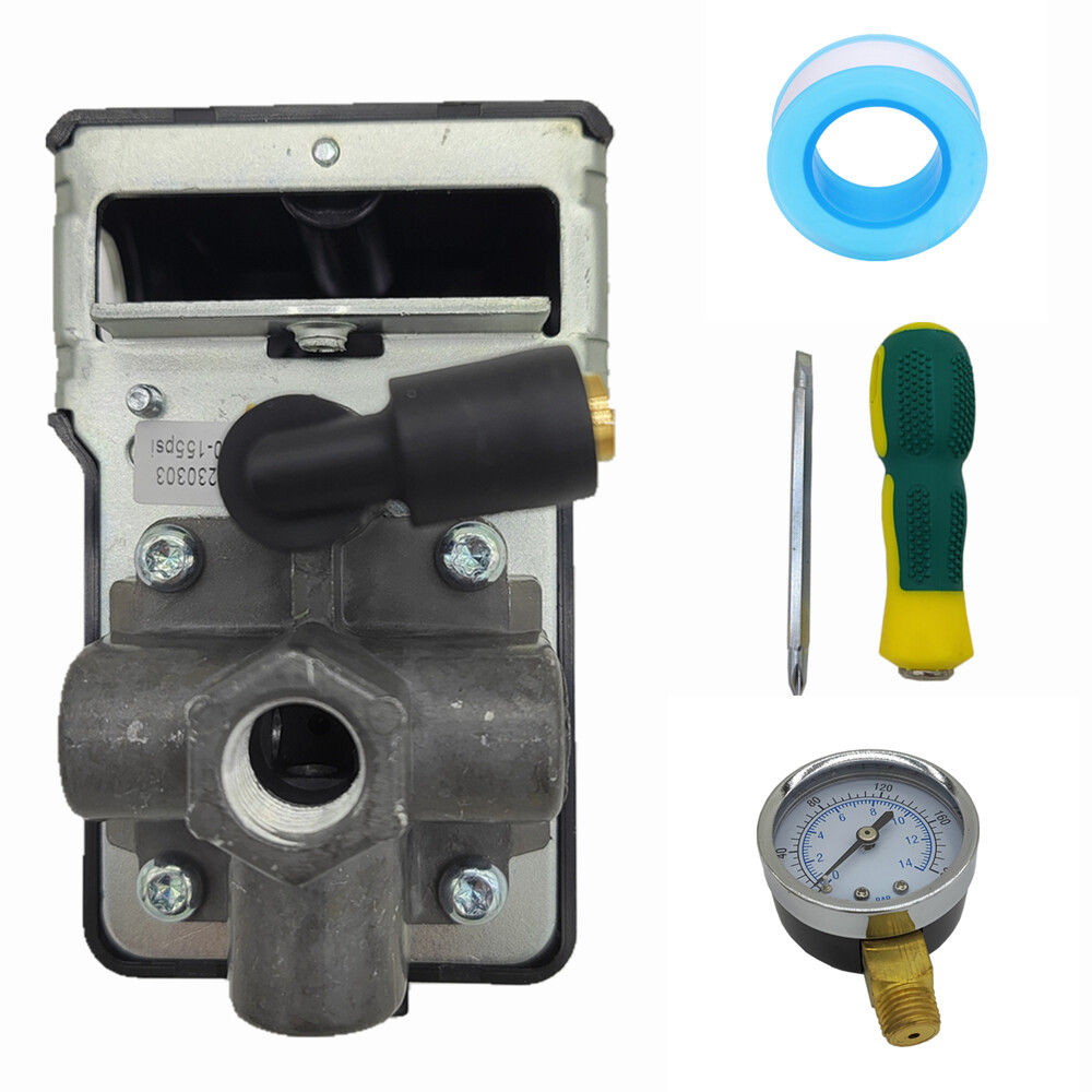 CONDOR MDR11/11 EA PRESSURE SWITCH KIT 100 PSI ON 125 PSI, 53 OFF