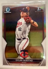 2023 Bowman Draft Chrome Dylan Questad 1st Refractor