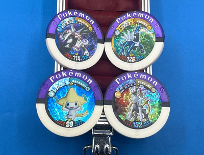 Lot 4Jirachi  Palkia  Arceus  Dialga  ( Master ALL HOLO coin ) Pokmon Battrio JP