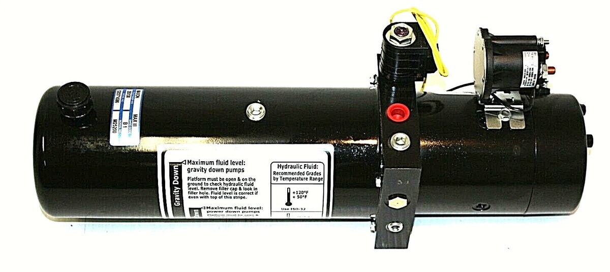 Maxon 250100 Liftgate Power Unit, Motor and pump, 12VDC, RCM Maxon 250100 Liftgate Power Unit, Motor and pump, 12VDC, RCM