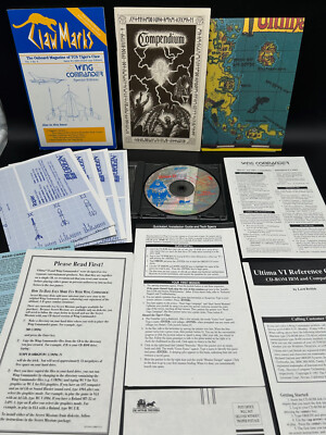 Ultima VI / 6 & Wing Commander - CD-ROM - English - TOP Zustand ( No BOX)