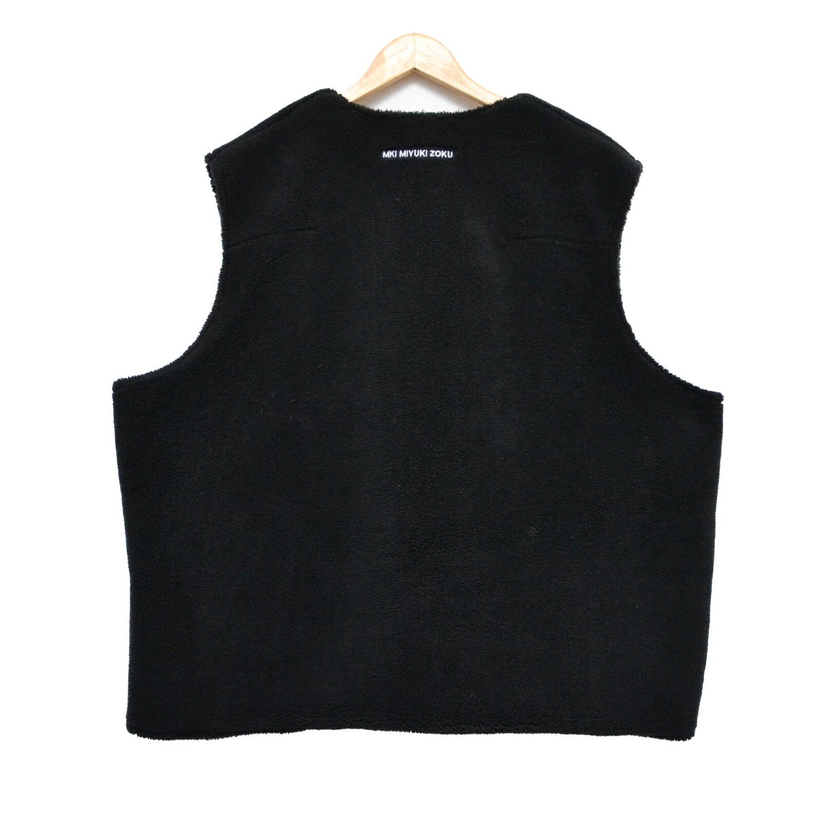 MKI MIYUKI ZOKU Fleece Sherpa Men's Black Vest Jacket Size MKI MIYUKI ZOKU Fleece Sherpa Men's Black Vest Jacket Size