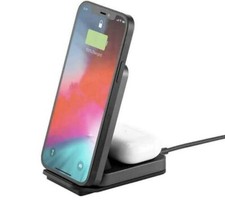 NEW Ubiolabs 2 in 1 Wireless Charging Stand Station Mobile Phones & Earbuds NIB