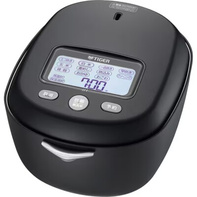 #ad TIGER JRX S100KS Donabe Pressure IH Rice Cooker 5.5 Cup 100V Stone Black NEW JDM $800.00