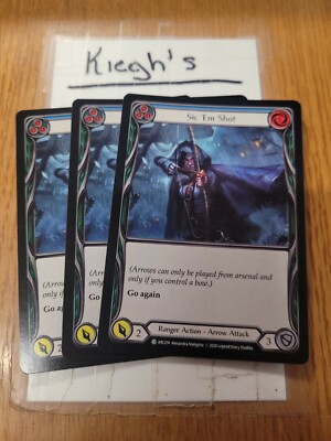 Flesh And Blood - Sic 'Em Shot x3 *ARC074 - Blue*
