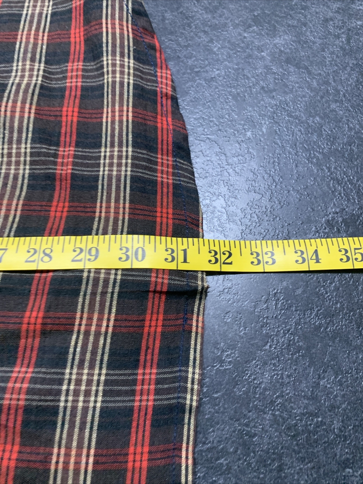 Men’s Preme Plaid Patch Button Down Long Sleeve S… - image 16