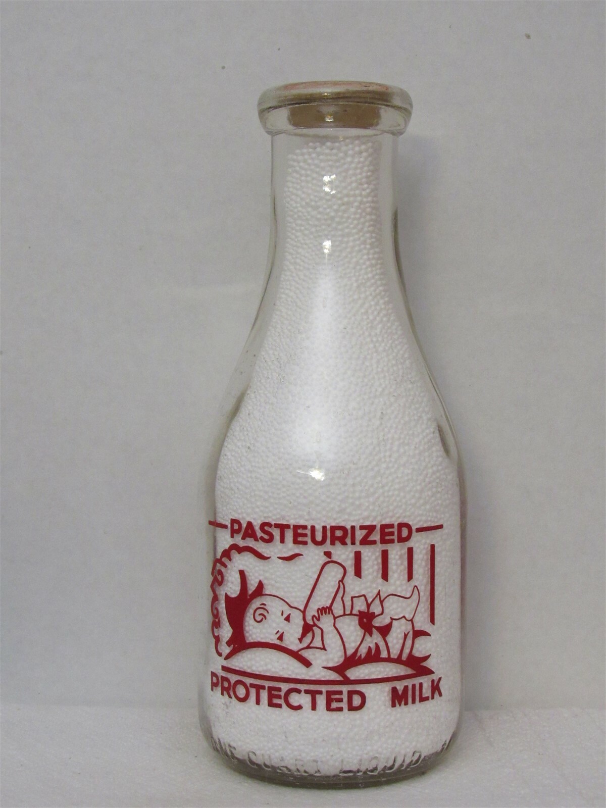 TRPQ Milk Bottle Gribler Dairy Farm Van Wert OH VAN WERT COUNTY '52 BABY PICTURE eBay