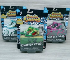 Subway Surfers Fresh Kicks Lace Venturas, Block Rockers, Kingston Kicks Lot of 3