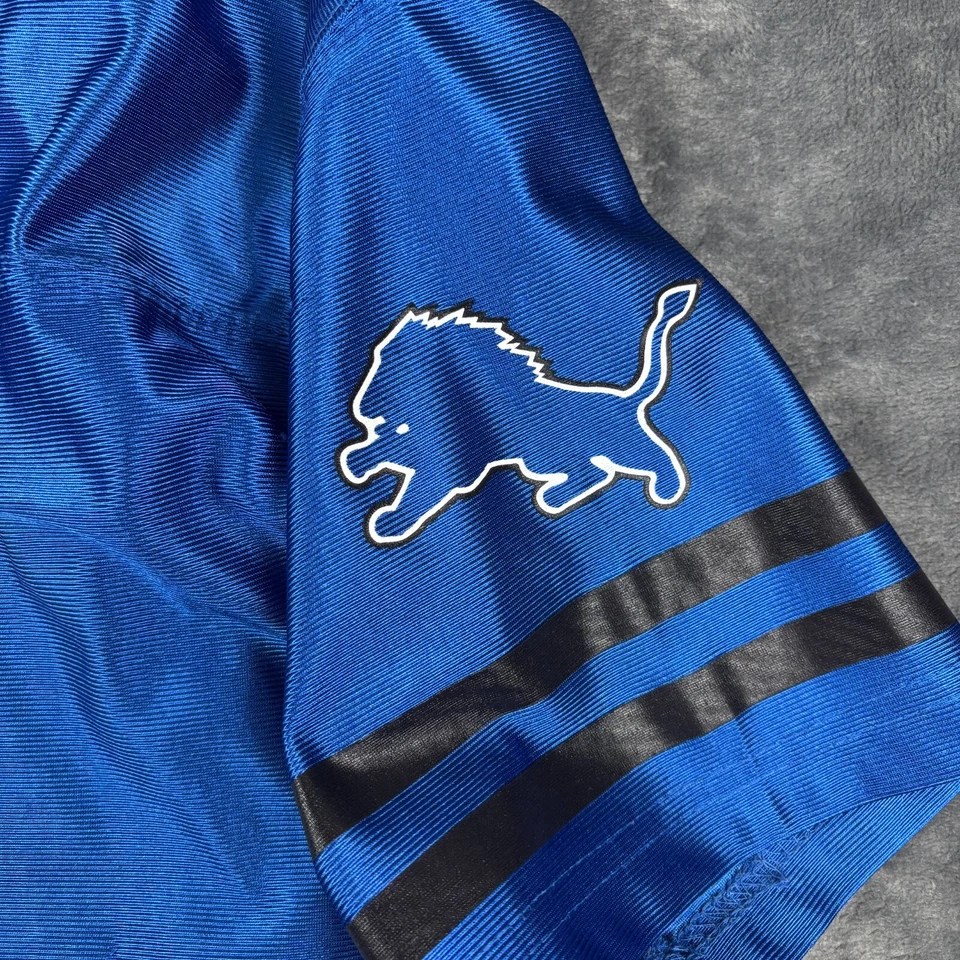 ВИНТАЖНАЯ мужская футболка Detroit Lions средний размер синяя Mike Williams No88 Reebok NFL - Изображение 3 из 4