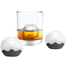 Final Touch Ice Ball Moulds, On the Rock Sphere Ice Moulds 2pk