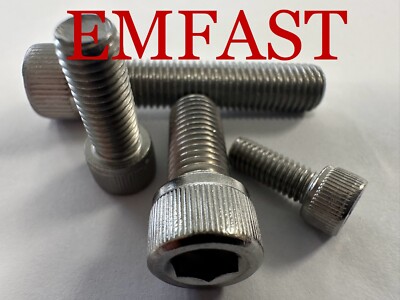 1/4 UNF x 5/8 Zylinderschraube mit Innensechskant Edelstahl Innensechskantschrauben