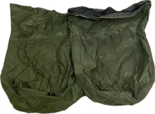 Lot of 2 US Military Issue Waterproof Clothing Gear Wet Weather Laundry Bag USGI