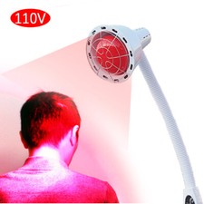 275W IR Infrared Red Heat Light Therapy Bulb Lamp Muscle Pain Relief Floor Stand