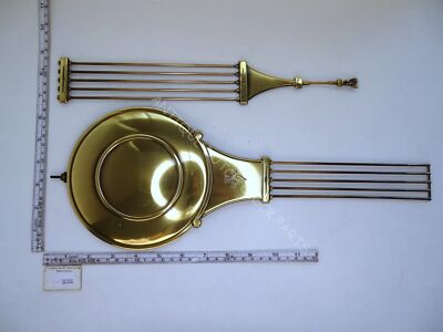 BIG BRASS TWO PART PENDULUM 30 1/2  OR 77,5 CM TALL