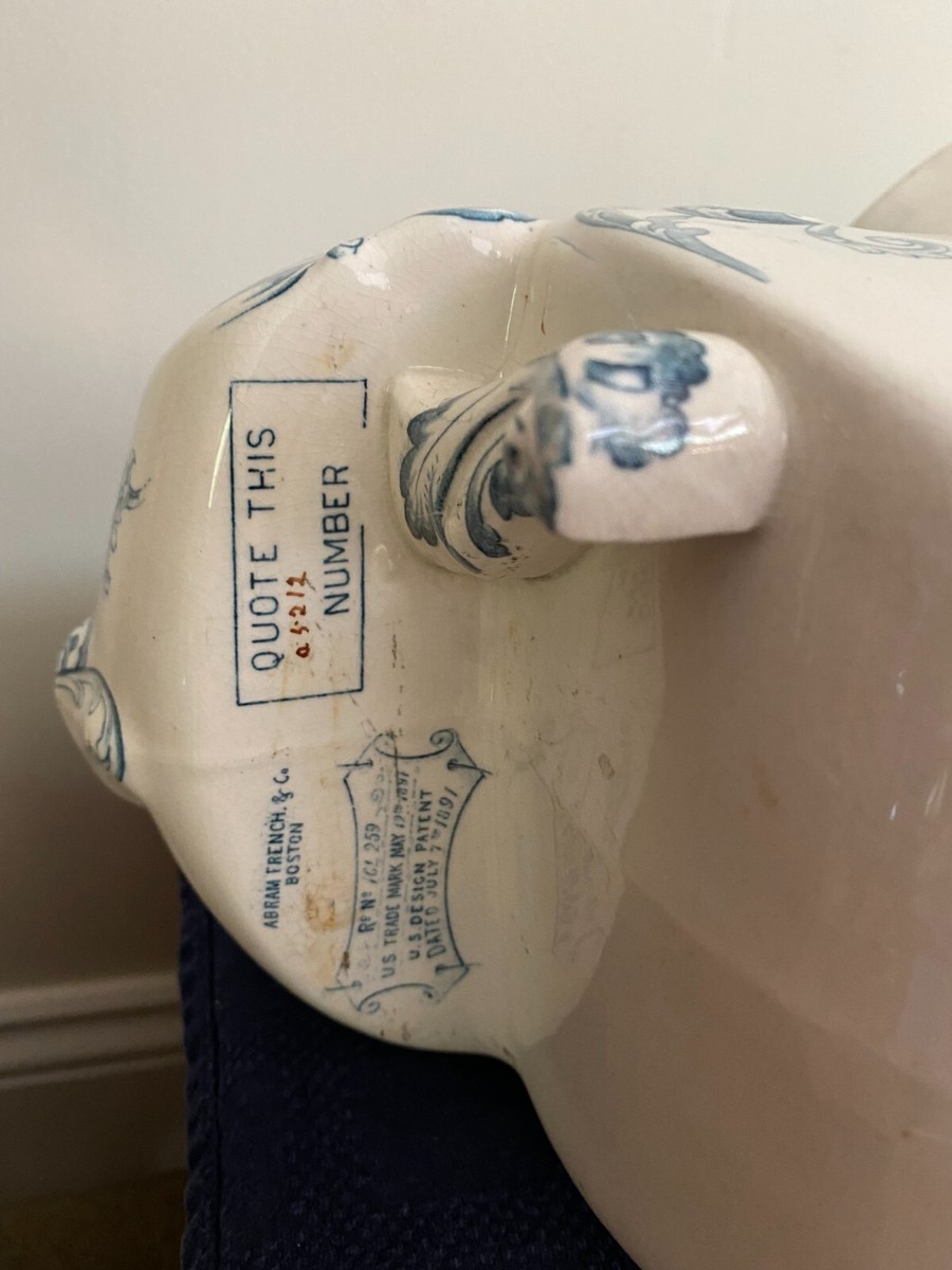 ドルトンバーズレム英国 Antique Royal Doulton Burslem Flow