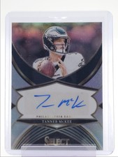 TANNER MCKEE 2024 SELECT SIGNATURES SILVER PRIZM EAGLES AUTO Q6045