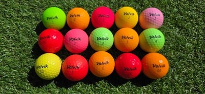 15x Volvik Colour Mix Golfbälle Pearl/A-Klasse Vivid Vimat Power Soft UK