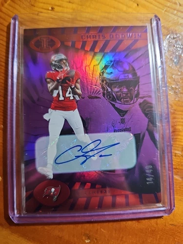 2024 Panini Illusions Chris Godwin Purple Parallel Auto /49 Buccaneers