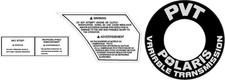 3 Polaris Cyclone Atv Warning Decals Clutch Cover 3 Polaris Cyclone Atv Warning Decals Clutch Cover