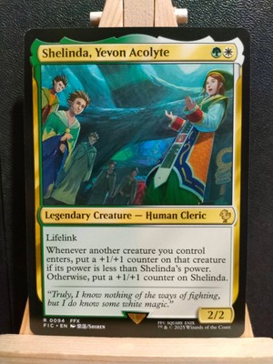 Shelinda, Yevon Acolyte - Final Fantasy Commander - Rare - NM (siehe Bilder) MTG
