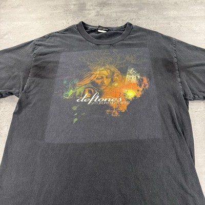 Giant Deftones T Shirt Mens L Black Saturday Night Wrist Band Tee