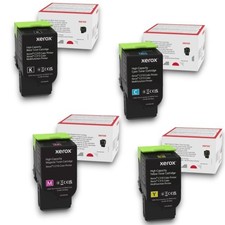 Xerox C310  C315 High Yield BK/C/Y/M Toner Cartridge Set,4PK