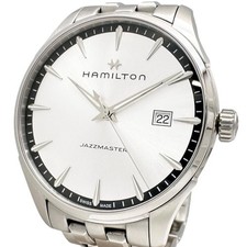 [HAMILTON] H324510 Jazzmaster 40mm wristwatch stainless steel quartz silver