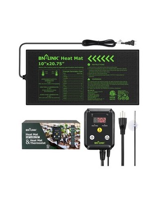 BN-LINK Seedling Heat Mat with Thermostat Controller Combo Set,... FAST USA SHIP