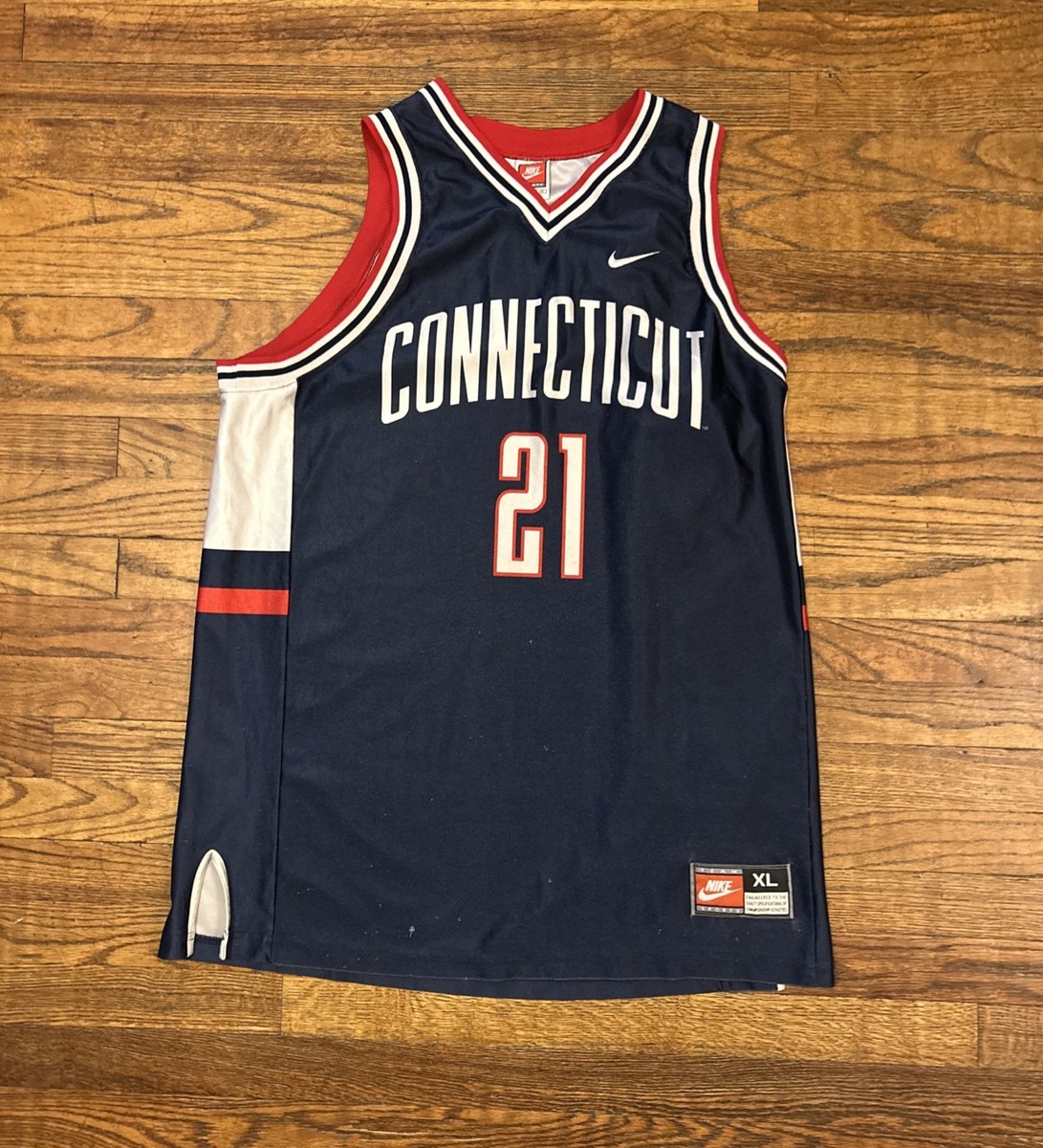 Vintage 1990s NIKE COLLEGE BASKETBALL- CONNECTICUT UCONN #21