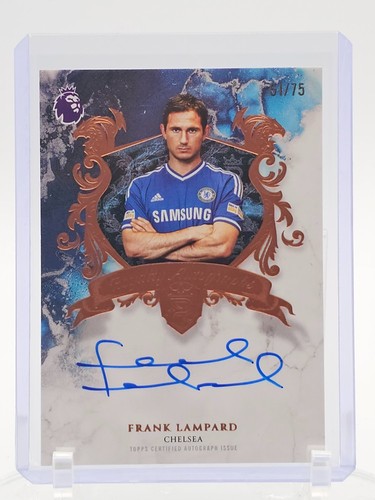 FRANK LAMPARD 2025-26 TOPPS ROYALTY PREMIER LEAGUE AUTO COPPER /75 #RA-FR Q5332
