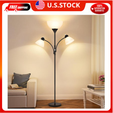Floor Lamp for Living Room,72 Dimmable Torchiere Lamp with 2 Reading Lights ...