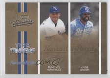 2005 Playoff Absolute Memorabilia 219/250 Runelvys Hernandez Willie Wilson 0c2