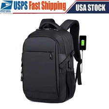 Men Women Backpack Travel Rucksack School 15.6" Laptop Bag W/ USB Charging Port