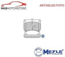 SATZ BREMSBELÄGE BREMSKLÖTZE VORNE MEYLE 025 216 5415/PD A FÜR KIA RIO