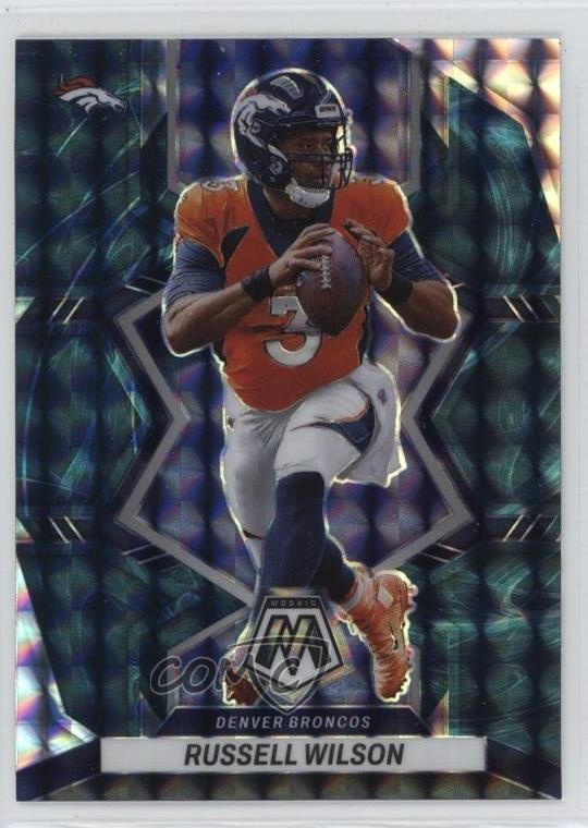 2022 Panini Mosaic Genesis Mosaic Prizm Russell Wilson #58 d6d