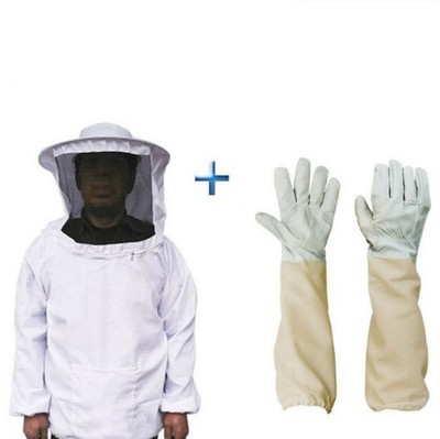 Beekeepers Schutzanzug Imkerjacke Hut Schleier Imker Jacke Imkerei Handschuhe
