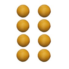 Official Shelti Foosballs - Set of 8 - Orange - Yellow
