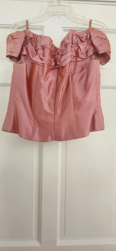 Vestido madre novia de diseñador de seda talla 12 Foto 2 de 4