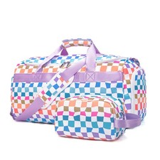 Sports Gym Bag for Men Women, Large Travel Duffle Bag with Shoe Compartment a...