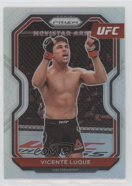 2021 Panini Prizm UFC Silver Prizm Vicente Luque #53 5y7
