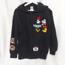 mickey and minnie zip up hoodie