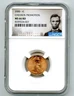 2000 US MINT CENT CHEERIOS PROMOTION NGC MS66 RD LINCOLN PENNY W/ OGP