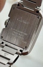 2016 Cartier Tank Anglaise Small Silver Dial Steel Ladies Watch W5310022 9